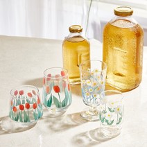 인사이드리빙 델몬트병 유리병 500ml 1500ml 카페 식당, 1000, 훼미리유리병1리터(실버마개)
