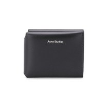 아크네 21FW 로고 3단 카드지갑 블랙 CG0097 900