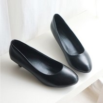 여자 정장구두 3센티 펌프스 면접 정장 착화감 승무원 근무화 미들힐 레자 발편한 여성구두