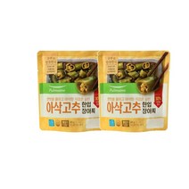 풀무원 [반듯한식]아삭고추 한입장아찌 (300g)X2개 [우리집영양식] [깔끔한맛], 7셋트