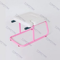 거꾸리효과 거꾸리 물구나무서기의자거꾸로 된 요가 의자 반전 벤치 용 운동 핸드 스탠드 기계 장비 42x41x, 03 White and Pink