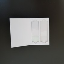 슬라이드 글라스 메일러 2매용 (10개) Cardboard slide mailer