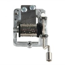 오르골 미니 뮤직 박스 핸드 크랭킹 음악 운동 투명 diy 뮤직 박스 크리스마스 선물, 푸른 다뉴브 강