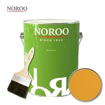 노루페인트 슈퍼에나멜 플러스 유성 에나멜 페인트 유광 4L 조색, 유광온돌용황색