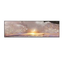 구슬십자수 집순이 패브릭형 은하수 밤바다 캔버스, 200x70CM 은하수하늘 키트