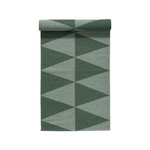 스칸디리빙 라임 PVC 러그 green 70x200cm