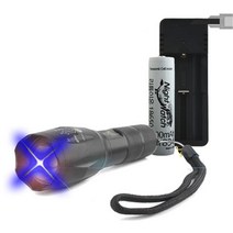 395nm UV 라이트 위조지폐 휴대용 손전등 후레쉬 캠핑, 1개