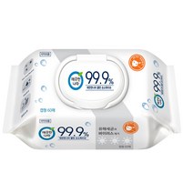 깨끗한나라 99.9%손소독물티슈60매 세균제거 물티슈, 4팩, 60매