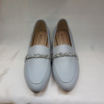 탠디 여성 3cm L그레이 댕기가죽보석장식 드레스 로퍼 TD123M003C1100