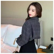 여성 세트 빈티지 미니 원피스 투피스 가을