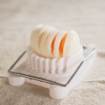 삶은 계란 썰기 달걀 슬라이서 에그 커터기 절단기, 새벽별 쿠팡 화이트
