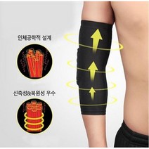 엘보우 쿠션방지 엠보싱 스판덱스 스포츠 헬스 팔꿈치 보호대, 화이트(1P)
