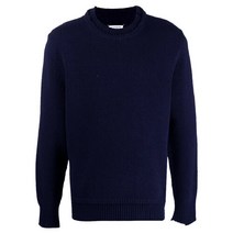 기타 [명품]마르지엘라 21FW 남성 엘보우 패치 니트 네이비 S50..