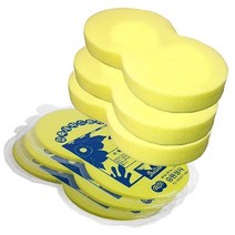 땅콩모양 세차용 스폰지 압축스펀지 3개 스폰지 4852ea, 쿠팡49샵 본상품선택