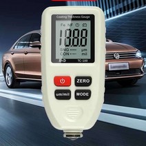 도금두께측정기 디지털 피막두께 마모 깊이 일체형, 블랙 +  배터리