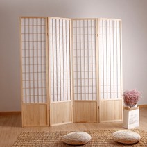 한옥파티션 한지 원목 일본식 병풍 목제 제사 가벽 격자 무늬 돌잔치, S