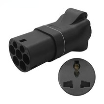 EVSE 차량용 충전기 커넥터 어댑터 J1772-AC 범용 소켓 타입 2-유럽 220V 전기 오토바이 스쿠오, 04 Type2 to EU