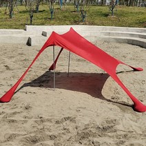 비바돔 쉘터 반고텐트 동계쉘터 벙커돔 야외 해변 양산 캐노피 캠핑 텐트 양산 캐노피 안티-자루 Pergola, 01 빨간_03 300X300X200CM