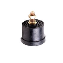 볼트방진고무(한쪽) 30mm-100mm 고무발 충격진동방지 층간소음방지, 80mmx50Tx12mm, 1개