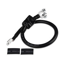 WATERWICH 702684 워터위치 네거티브 배터리 케이블 와이어 2 AWG 게이지 20인치 핫멜트 접착제 2개 포함 선박용 소형 요트 RV 캠핑카 트럭 차량용 연결네거티브