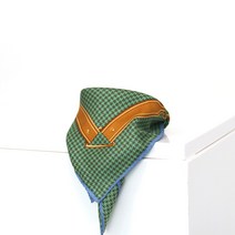 엘르 하운드체인 정사각 미니 실크 쁘띠스카프 SE141S315