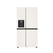 LG전자 LG J814MEE3-F 오브제 얼음정수기 양문형 냉장고 810L, 단일옵션