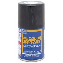 군제 락카 스프레이 GSI-S092 세미글로스 블랙 반광 100ml