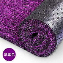 두꺼운 매트 바닥매트 도어매트 플라스틱 실타래 가정용주방 문입구 진입문 발매트 카페트 자동차, C08-40x120CM, T03-두꺼운 타입블랙퍼플
