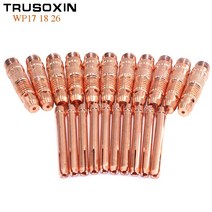 용접기 용접건 노즐 부품 10Pcs 아르곤 용접 TIG 인버터 DC 장비 1.6mm, 혼합