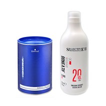 슈바츠코프 이고라 탈색약 450g + 셀렉티브 6% 산화제 1000ml