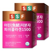 순수식품 저분자 피쉬 콜라겐 1500 스틱 2박스(60포) 비타민C, 2.5g, 60개