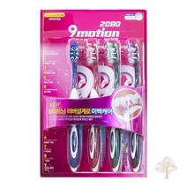 화이트 욕실 칫솔 4개입 미세모, 상품선택