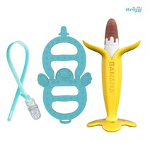 앙쥬 선물세트 치발기2p +클립1p 세트 치발기, 선물세트9 (초코바나나+아기띠민트)