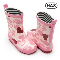 HAS 아동 레인부츠 러브 유 28
