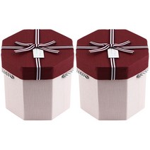 영프라자 트윈리본 팔각단합 선물상자, 와인, 2개입