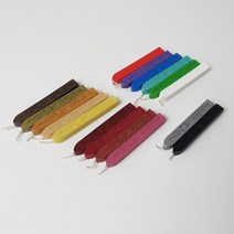 실링 왁스 심지형 스틱 글루건, 심지형-12 앰버골드(펄)