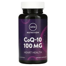 MRM 뉴트리션 CoQ-10 100mg 60개 소프트젤, 60 Count