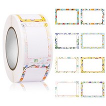 네임스티커프린터 라벨기 휴대용 블루투스프린터 350pcs 귀여운 동물 이름 스티커 저장소 분류 마크에 대, 01 1