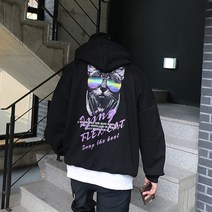 꼰스 랙스켓 오버핏 후드티