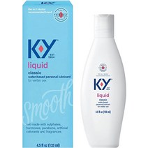 K-Y Liquid Personal Lubricant 5 Oz Premium Natural Feeling Water-Based Lube For Men Women Couples, 5 Fl Oz [Pack of 3]