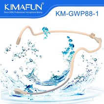 강의용 무선 마이크 수업용 강의 교사 블루투스 무선 kimafun 방수 헤드셋 피트니스 시스템 스피닝 에어로빅 요가 필라테스 코치 스포츠 체육관 녹음, 01 KM-GWP88-1