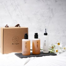 르비건 SET 샴푸2+트리트먼트1 비건 무실리콘 친환경 샴푸, 단품