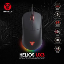 스타용 매직 버티컬 왼손잡이 햄스터 블루투스 왼손 캐릭터무선 마우스FANTECH UX3, 협력사, ux3 블랙