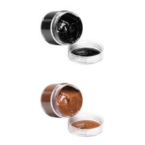 YSSHOP 가구 소파 소파 카시트 용 2Pcs 가죽 색상 복원제 30ml, 기타30ml, 블랙+다크 브라운, 설명한대로