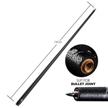 PREOAIDR POINOS 탄소 섬유 샤프트 당구 풀 큐 스틱 개인 큐대 당구채 63, 포이 노스 총알 조인트, 12.75mm