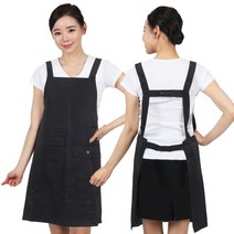 얇은 경량 앞치마 네일 여름 애견 요양보호사 AE357, AE357 검정
