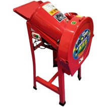 볏짚 절단기 탈곡기 곡물 톱밥 제조기 기계 분쇄기, 레드 38형 더블나이프  확대 모터