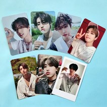 7 개/대 Kpop 스트레이 키즈 새 앨범 최대 사진 카드 컬렉션 엽서 HD 인쇄 LOMO 팬 편지지, OSS26800KP2-7PCS