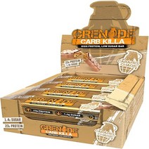 Grenade Carb Killa Caramel Chaos 그레네이드 카브 킬라 카라멜 카오스맛 프로틴바 60g 12개입