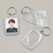 증사홀더 아크릴 액자 열쇠고리 직사각형 호, 상세페이지 참조